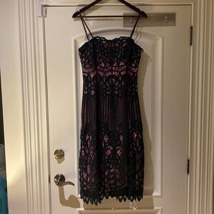 ✨PRICE DROP ✨ EUC vintage Betsey Johnson lace midi dress